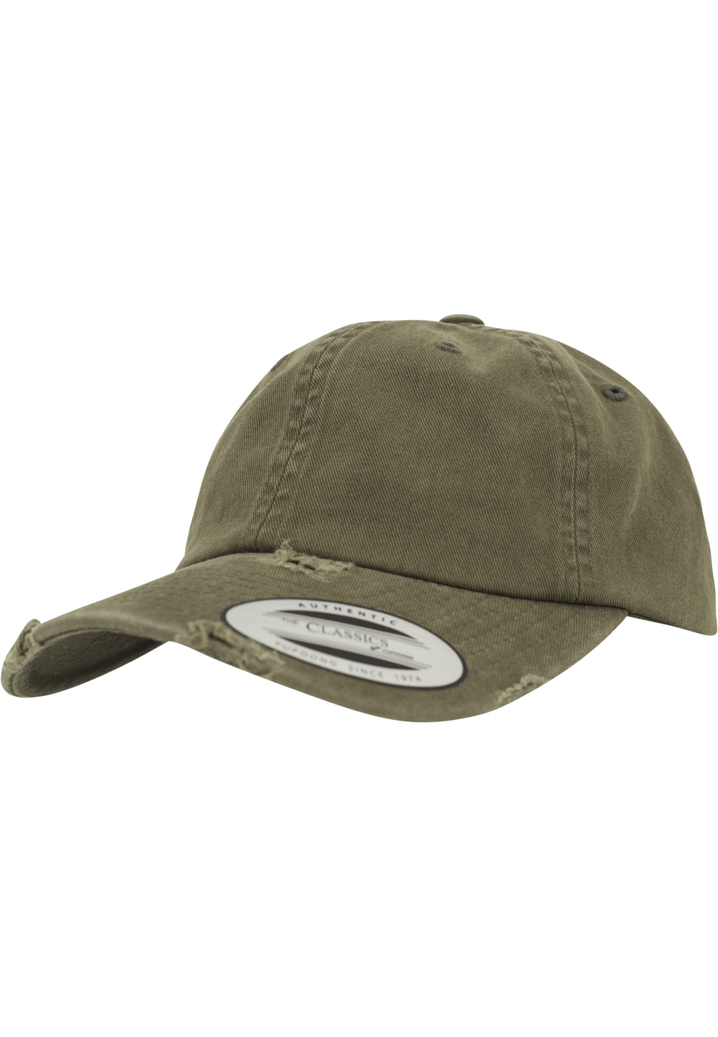 Yupoong®SäädettävätDCLowProfileDestroyedCapBuckYksi koko
