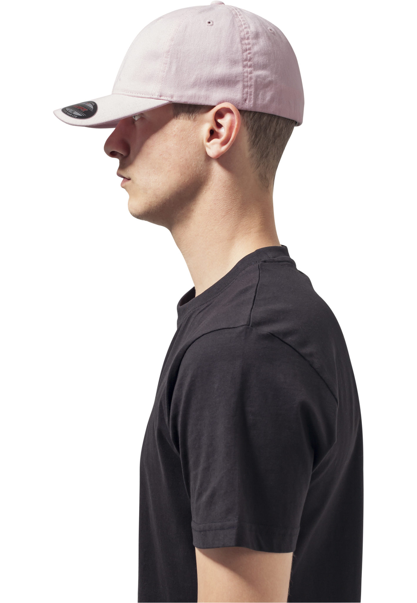 Flexfit-kasket i vasket bomuld