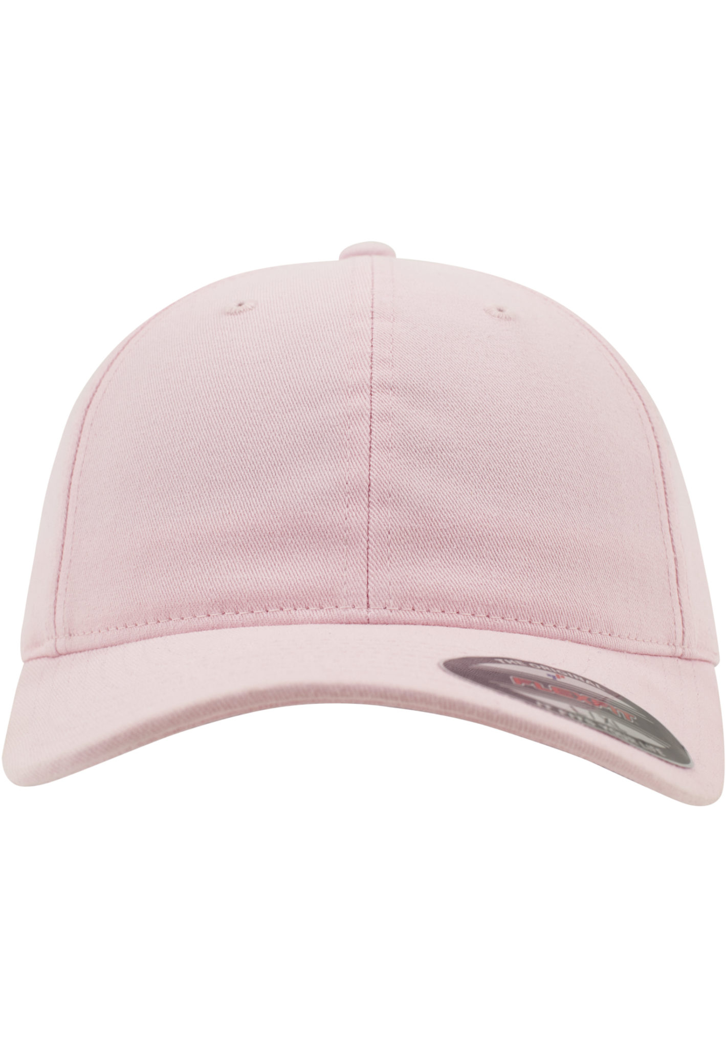 Flexfit®-kasket i vasket bomuld, lyserød, størrelser S/M/L/XL